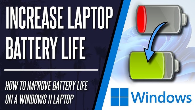 How to Increase Laptop Battery Life Without Software