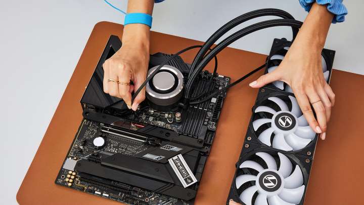 How to connect internal components on a PC build
